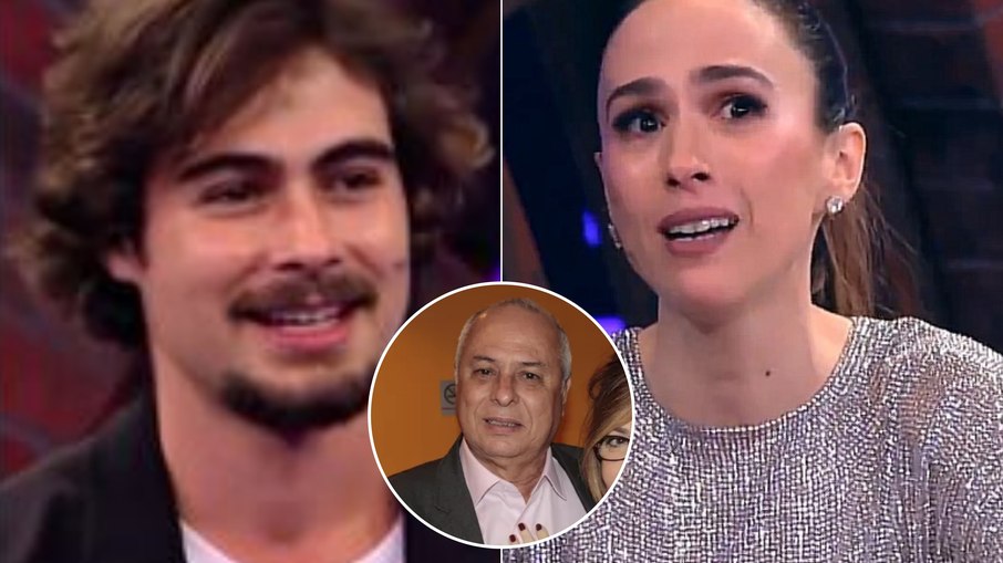 Rafa Vitti e o pai da Tatá Werneck participaram do Lady Night