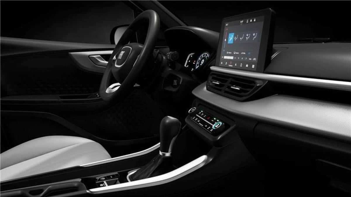 Interior do novo Fiat Fastback tem uma pegada mais esportiva, condizendo com as linhas do exterior do carro