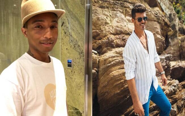 Pharrell Williams e Robin Thicke  pagraão por plágio em Blurred Lines