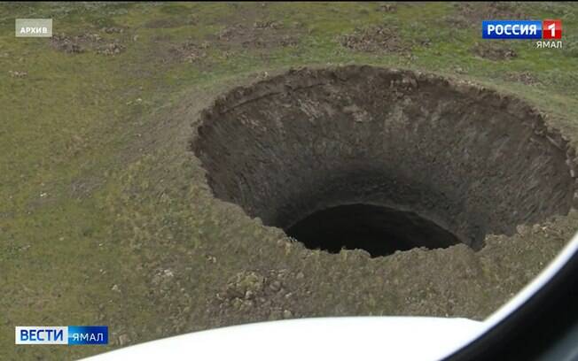 Cratera na Rússia