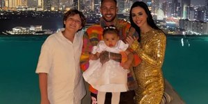 Bruna Biancardi e Neymar comemoram Réveillon em Dubai com Mavie e Davi Lucca; fotos