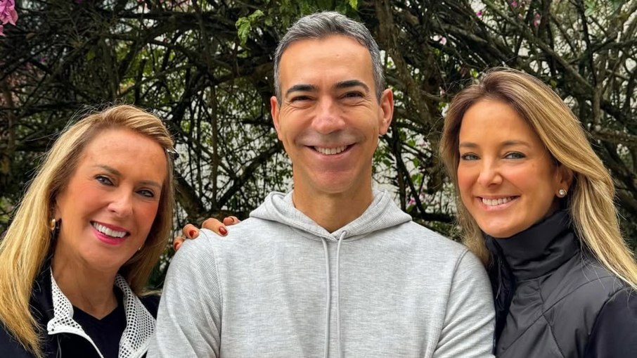 Tralli, Ticiane e Helô Pinheiro Tralli, Ticiane e Helô Pinheiro