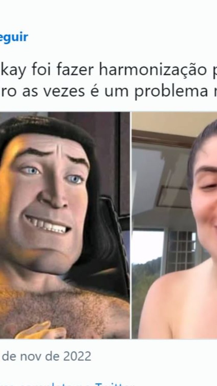 Gkay é comparada com personagem do Shrek após harmonização facial; confira