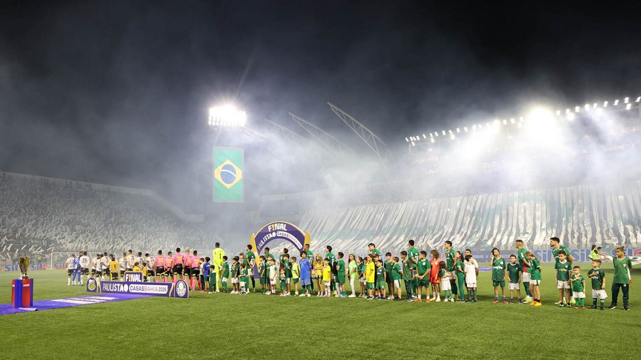 Palmeiras lotou a Arena Barueri diante do Novorizontino