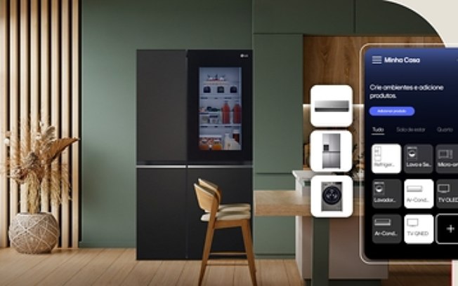 LG ThinQ® faz da geladeira o coração da cozinha inteligente