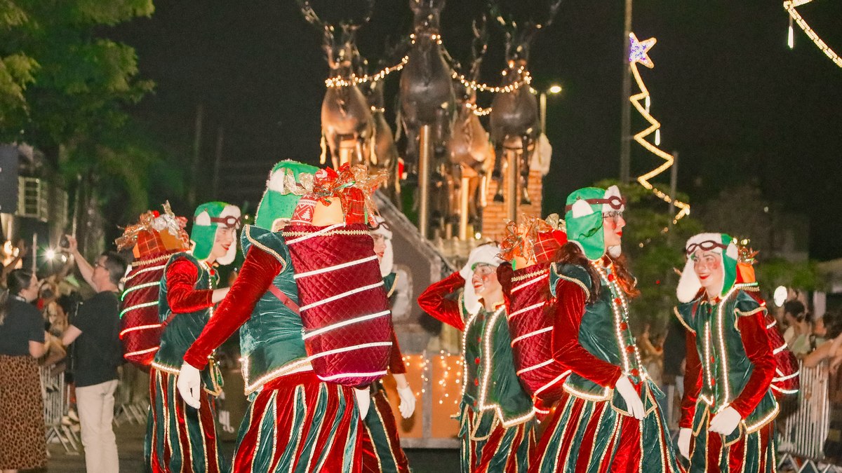 Desfile de Natal em Blumenau - SC