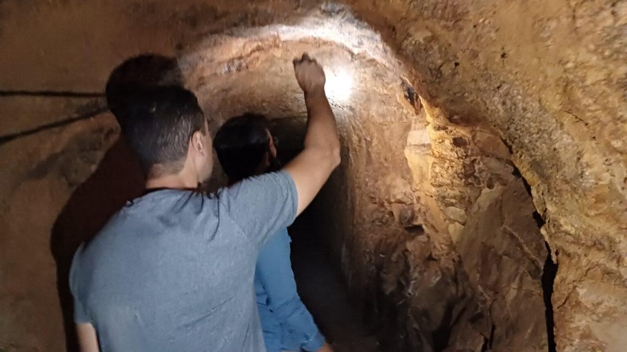 O túnel desperta a curiosidade da população Valinhense e levanta teorias sobre sua origem