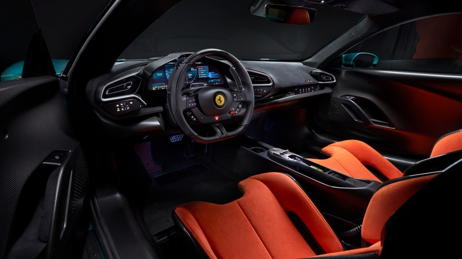 Interior da nova Ferrari 296 Speciale Interior da nova Ferrari 296 Speciale