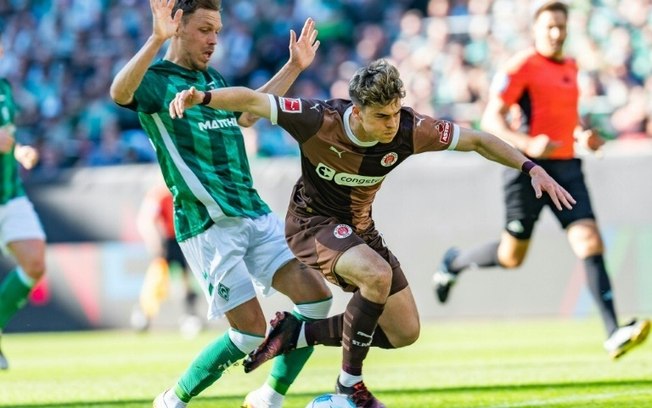 O Werder Bremen ficou no 0 a 0 com o St Pauli