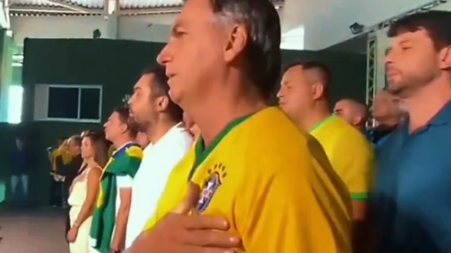 Jair Bolsonaro em um evento no Rio de Janeiro