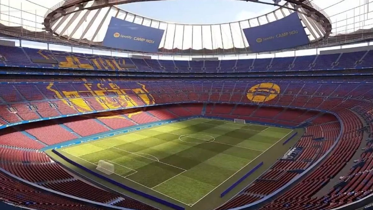 Camp Nou terá o maior teto da Europa