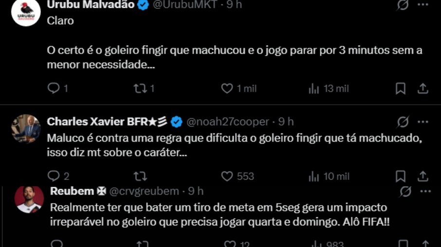 Críticas a Weverton Críticas a Weverton
