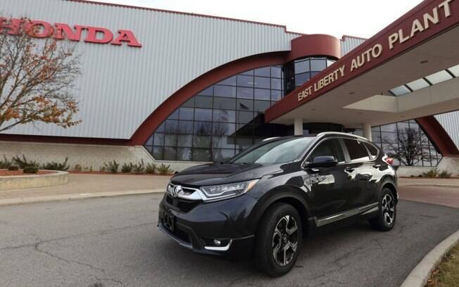 Honda CR-V 2017 na unidade de produção em Ohio, nos Estados Unidos