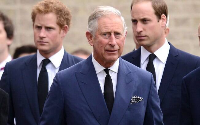 Príncipe Charles e os filhos, Harry e William