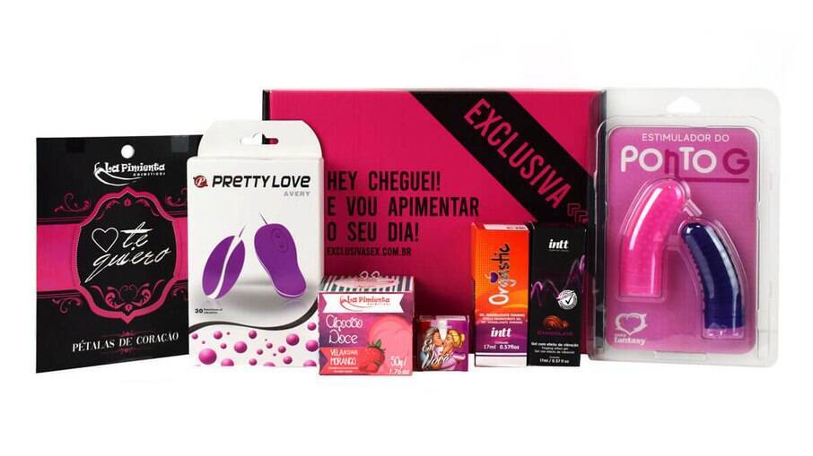 A Exclusiva Sex Shop tem 7 kits para diferentes perfis de casais que  vão de $99 a R$ 199
