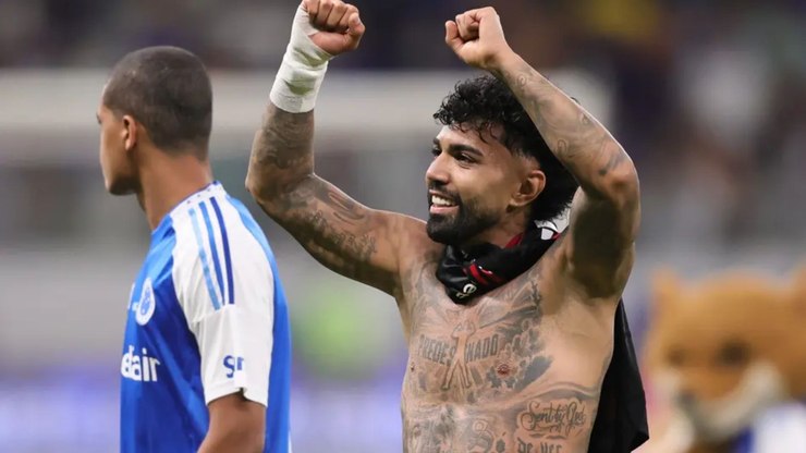 "Vamos, Mengo!": Gabigol, do Cruzeiro, se declara de novo ao ex