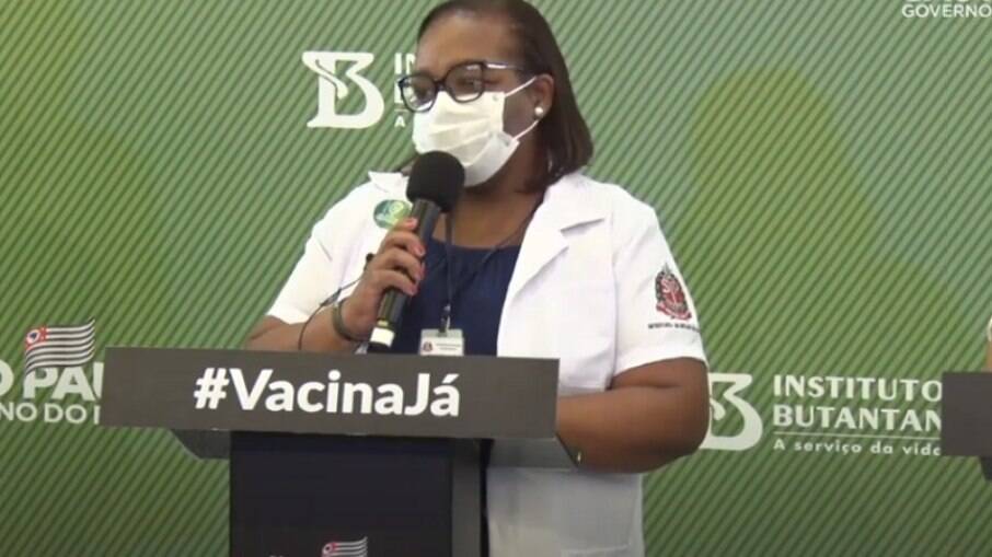 Enfermeira Mônica Calazans, do hospital Emílio Ribas