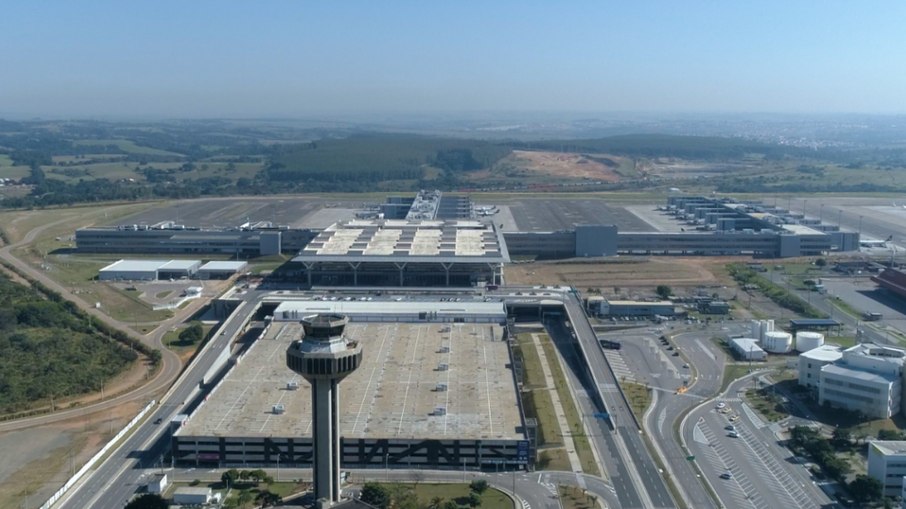 Vista aérea do Aeroporto de Viracopos