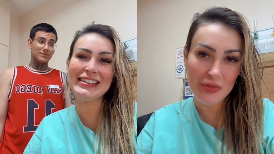 Andressa Urach voltou a ser internada após cirurgia