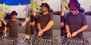 Filho de Ivete Sangalo, Marcelo choca ao atuar como DJ em festa