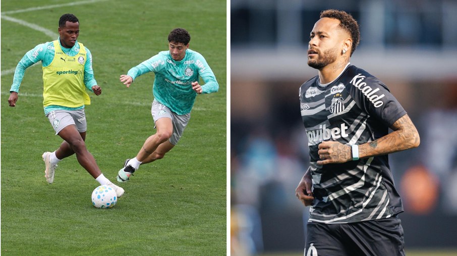 Palmeiras recebe o Santos e Neymar é dúvida para jogo no Nubank Parque Palmeiras recebe o Santos e Neymar é dúvida para jogo no Nubank Parque