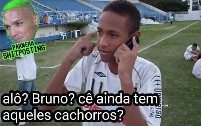 Meme compara o caso Neymar com o do goleiro Bruno