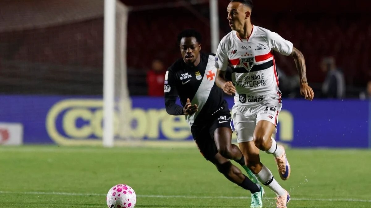 Thiago Mendes admite desgaste do Vasco após derrota para o São Paulo