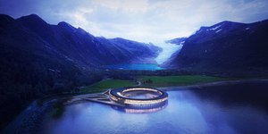 Aos pés de uma geleira, hotel na Noruega quer ser "o mais sustentável do mundo"