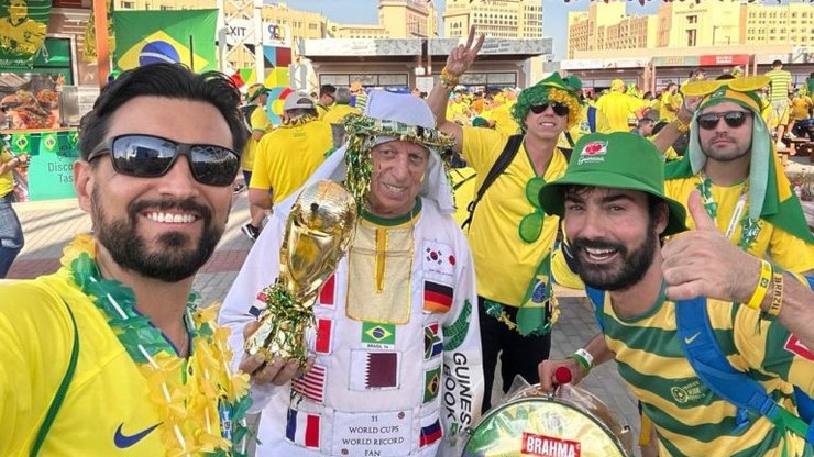 Guinness: brasileiro é recordista mundial por copas assistidas