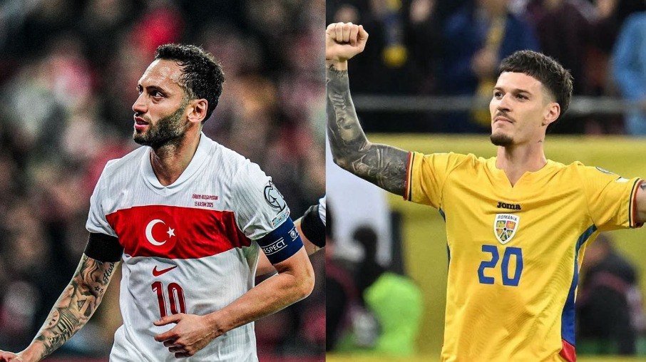 Calhanoglu e Dennis Man são destaques de Turquia e Romênia Calhanoglu e Dennis Man são destaques de Turquia e Romênia