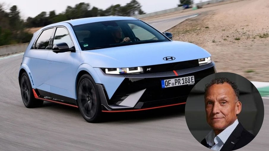 Tyrone Johnson, chefe técnico do Hyundai Motor Europe Technical Center, cita Hyundai Ioniq 5 N como exemplo do que chama de “novo prazer ao dirigir” Tyrone Johnson, chefe técnico do Hyundai Motor Europe Technical Center, cita Hyundai Ioniq 5 N como exemplo do que chama de “novo prazer ao dirigir”