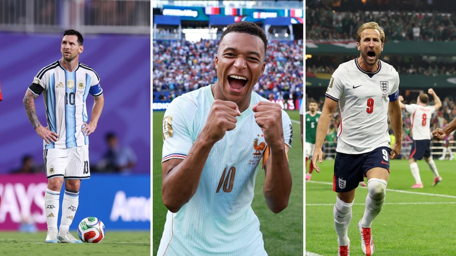 Messi, Mbappé e Kane são os favoritos para balançar as redes nas semifinais Messi, Mbappé e Kane são os favoritos para balançar as redes nas semifinais