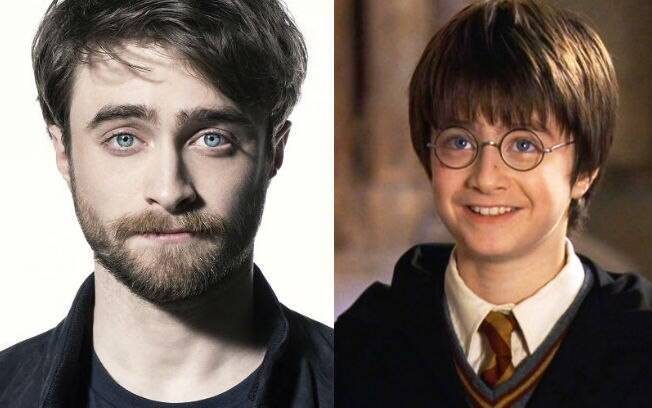 Antes e depois das celebridades: Daniel Radcliffe quando era criança