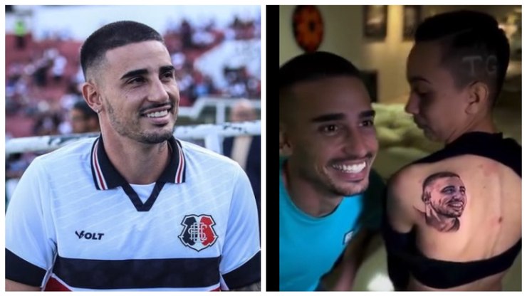 Fã tatua rosto de Galhardo que virou meme por recusar Seleção