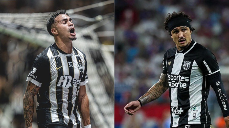 Reinier e Vina se enfrentam em Atlético-MG x Ceará