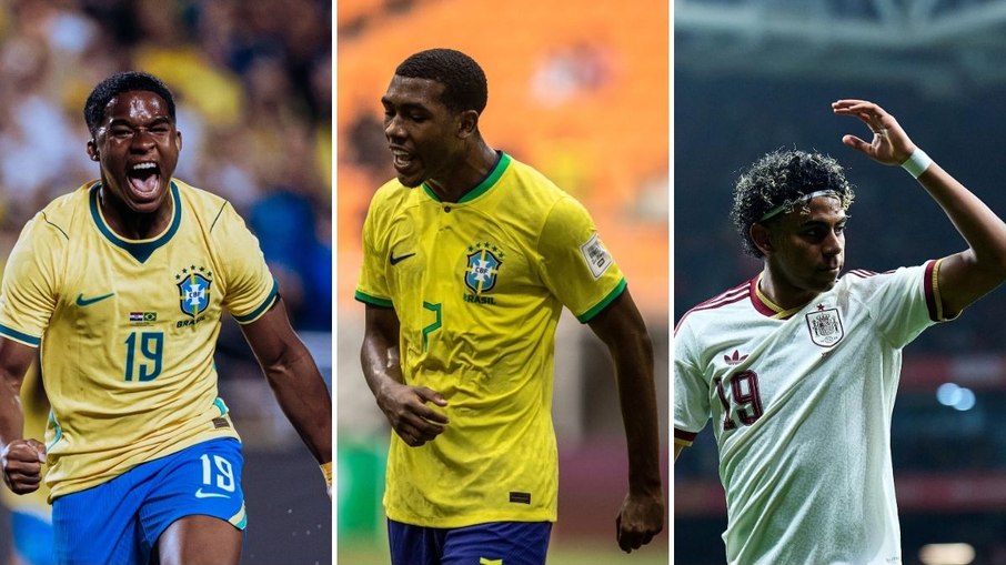 Endrick e Rayan são candidatos ao prêmio de melhor jogador jovem da Copa do Mundo 2026 Endrick e Rayan são candidatos ao prêmio de melhor jogador jovem da Copa do Mundo 2026