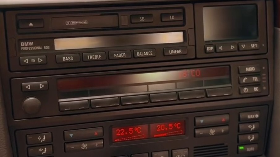 Rádio do BMW 740iLP