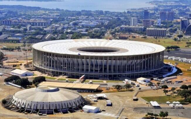 Estádio Mané Garrincha, localizado em Brasília, foi palco de alguns jogos da Copa 2014