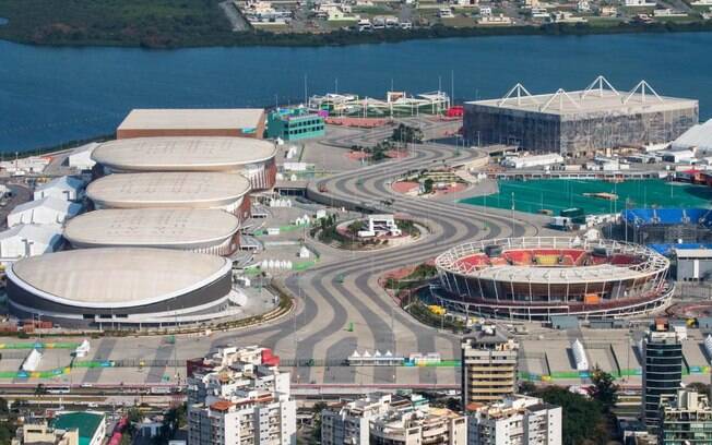 Vista do Parque Olímpico da Barra; Comissão da Câmara do Rio, formada por vereadores,  fez vistoria no local