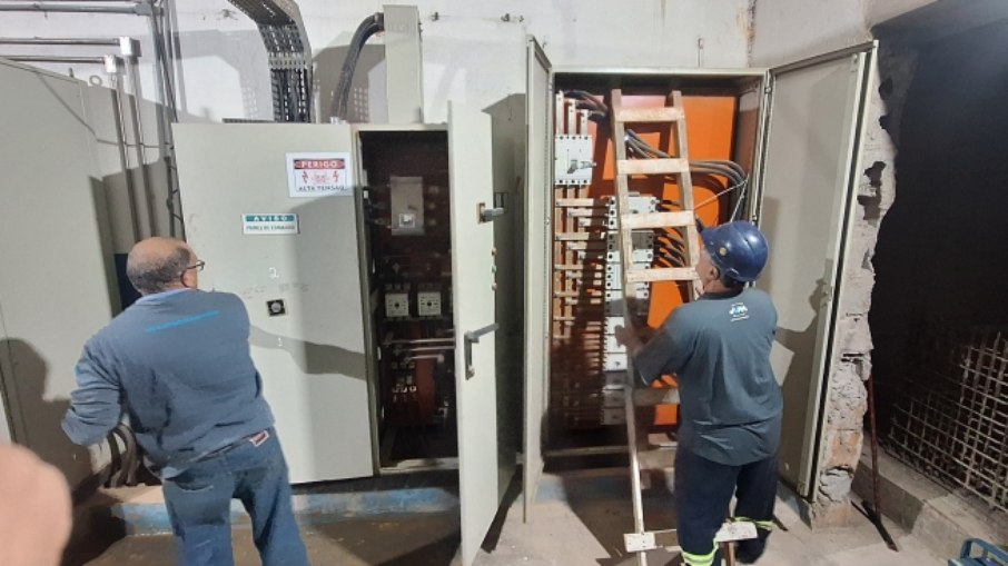 Nova infraestrutura elétrica é crucial para suportar os modernos equipamentos que estão sendo implantados Nova infraestrutura elétrica é crucial para suportar os modernos equipamentos que estão sendo implantados