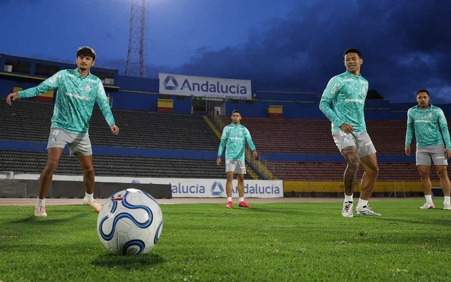 Palmeiras se prepara para duelo decisivo com a LUD pela Libertadores Palmeiras se prepara para duelo decisivo com a LUD pela Libertadores
