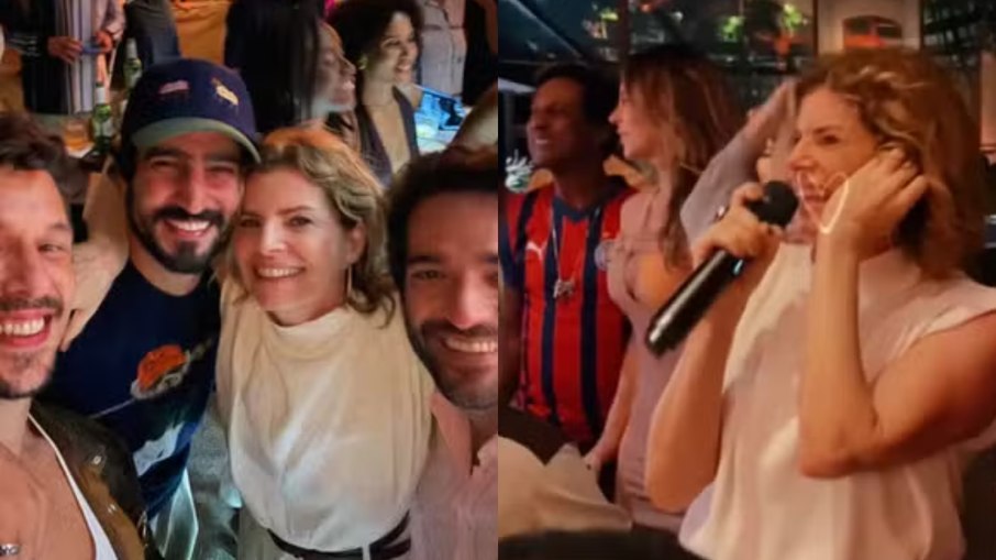 Debora Bloch reúne elenco de 'Vale Tudo' em roda de samba Debora Bloch reúne elenco de 'Vale Tudo' em roda de samba