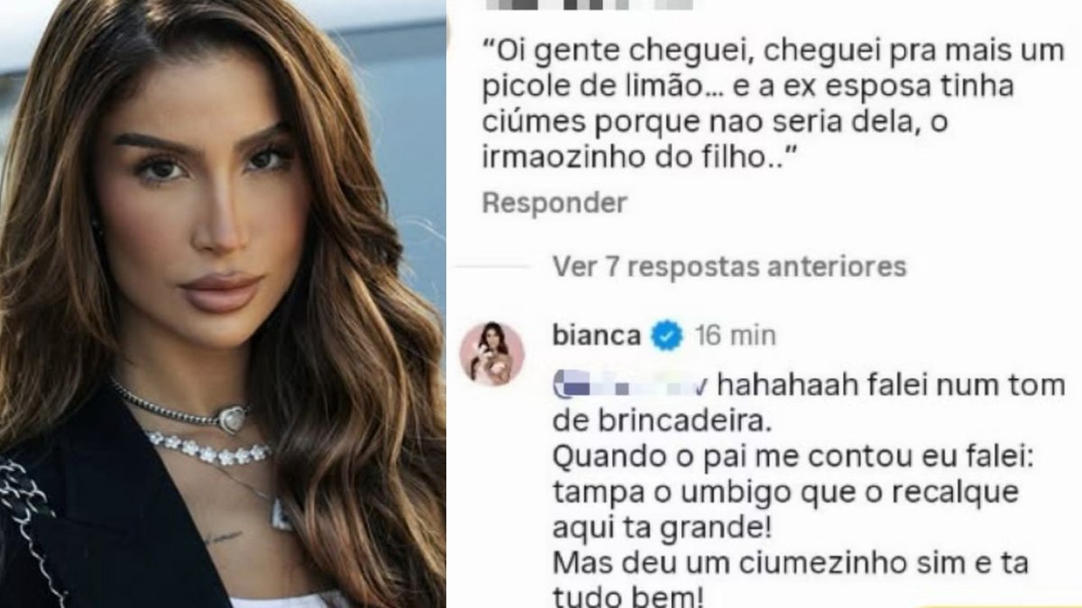Bianca Andrade responde comentário no Instagram