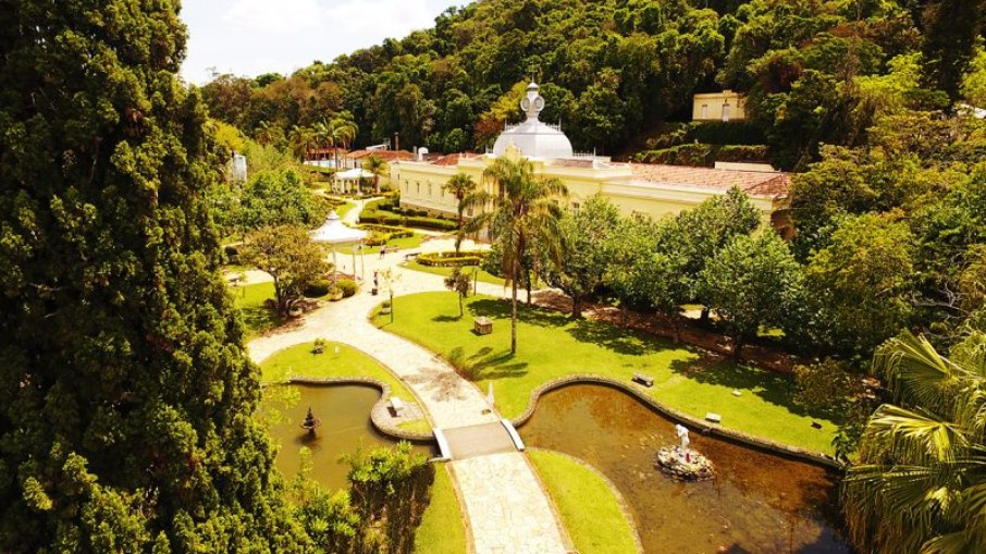 Vista do Teleférico do Parque das Águas de Caxambu (MG) Vista do Teleférico do Parque das Águas de Caxambu (MG)