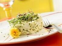 Foto da receita Risone com bacalhau pronta.