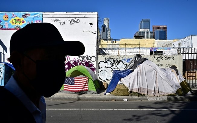 Cerca de um terço da população em situação de rua nos Estados Unidos vive na Califórnia, na costa oeste do país