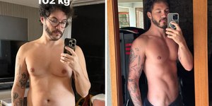 Eliezer exibe corpo definido após um ano de treinos intensos