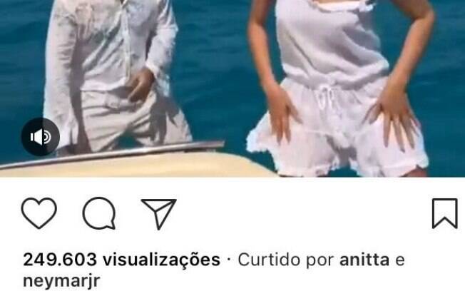 Neymar curte vídeo em que Marquezine aparece dançando Paradinha ao lado de assessor