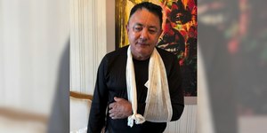 Pai de Cristiano Araújo é atropelado pela própria caminhonete