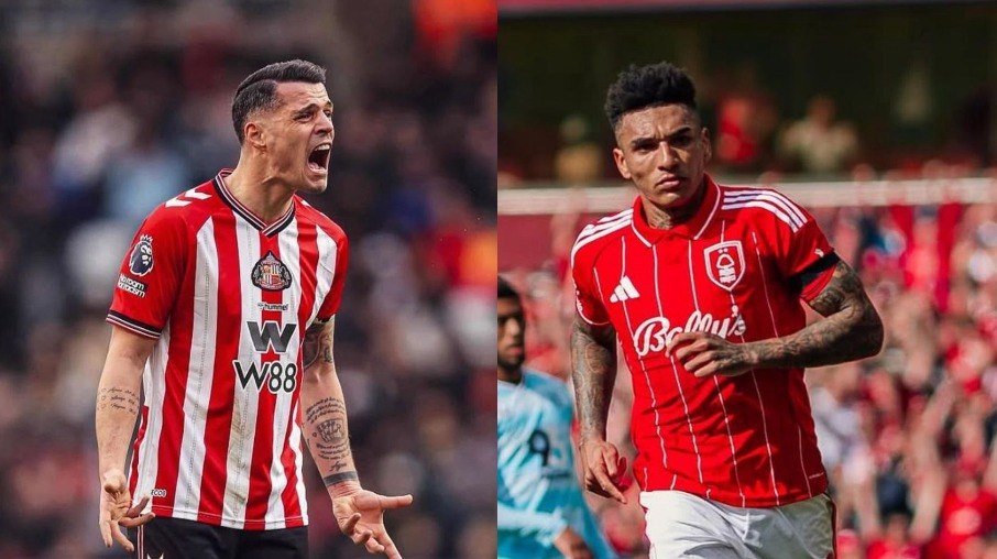 Xhaka e Igor Jesus são destaques de Sunderland e Nottingham Forest